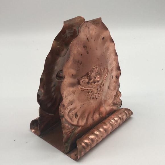 Copper napkin holder - Picture 2 of 4